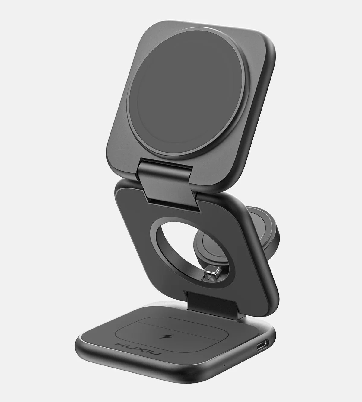 X55Plus 3-In-1 Foldable Magnetic Wireless Charger & Stand Kit