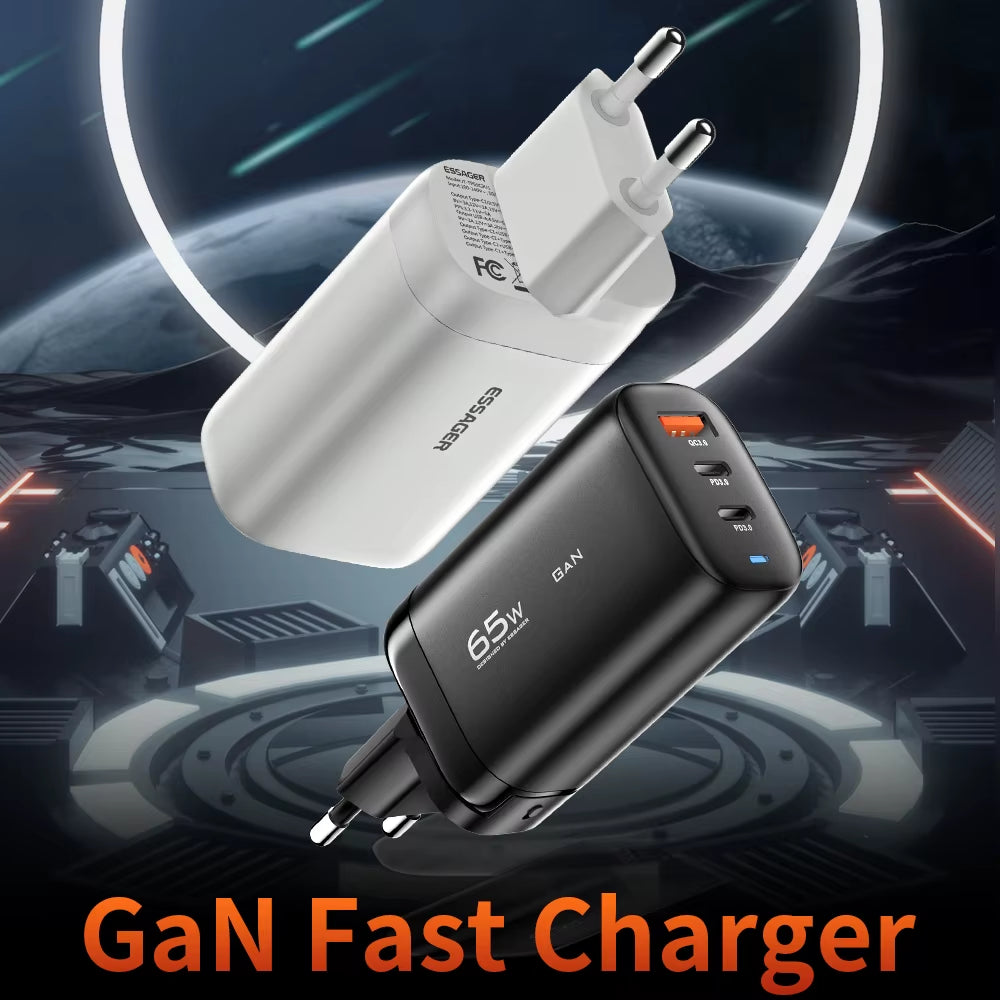 65W Gan USB Type C Charger for Laptop PPS 45W 25W Fast Charge for Samsung Xiaomi Realme Mobile Iphone15 14 13 Pro Phone